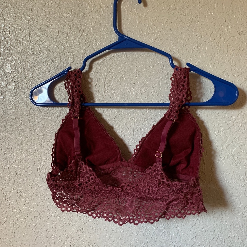 Charlotte Russe pink lace bralette - Picture 2 of 3